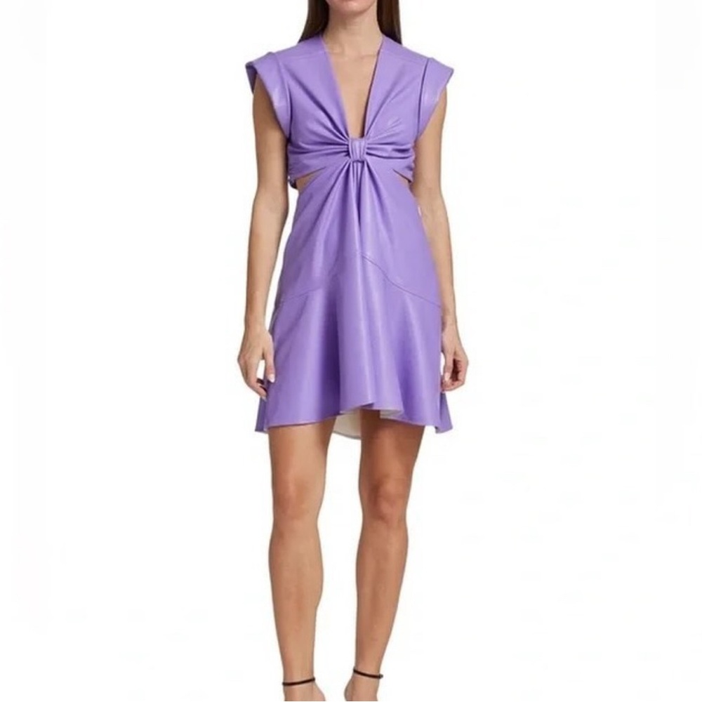 A.L.C. Purple Cutout Dress